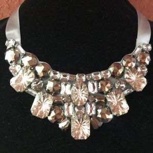 Faceted jeweled necklace